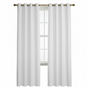 Lydia Matte Embossed Blackout Room Darkening Windows Curtain Panel