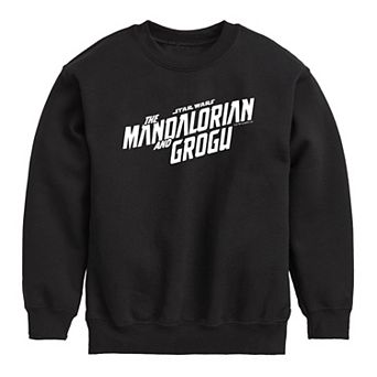 Boys 8-20 Disney's The Mandalorian & Grogu Logo Crew Fleece Sweatshirt