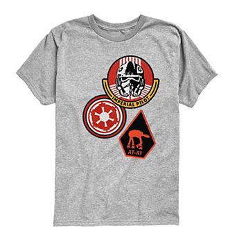Boys 8-20 The Mandalorian & Grogu Imperial Pilot Patches Graphic Tee