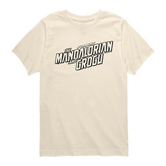 Boys 8-20 The Mandalorian & Grogu Logo Graphic Tee