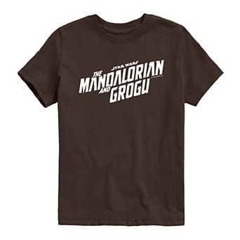 Boys 8-20 The Mandalorian & Grogu Logo Graphic Tee