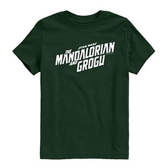 Boys 8-20 The Mandalorian & Grogu Logo Graphic Tee