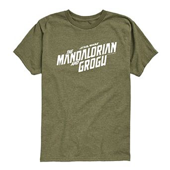Boys 8-20 The Mandalorian & Grogu Logo Graphic Tee