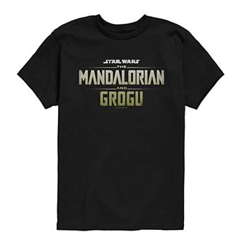 Boys 8-20 The Mandalorian & Grogu Logo Graphic Tee