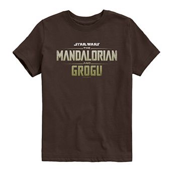 Boys 8-20 The Mandalorian & Grogu Logo Graphic Tee