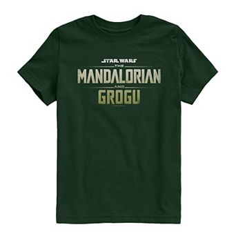 Boys 8-20 The Mandalorian & Grogu Logo Graphic Tee