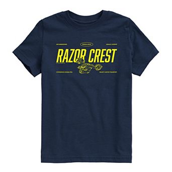 Boys 8-20 The Mandalorian & Grogu Razor Crest Graphic Tee