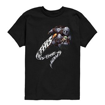 Boys 8-20 The Mandalorian & Grogu This Is The Way Graphic Tee