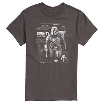 Men's The Mandalorian & Grogu Bounty Hunter Graphic Tee