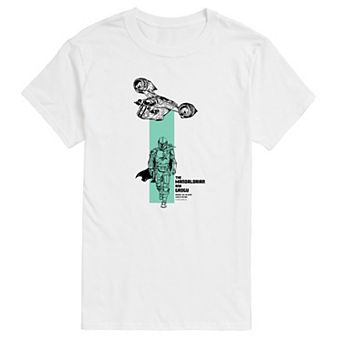 Men's The Mandalorian & Grogu Color Block Graphic Tee