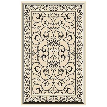 FairOnly Vintage Outdoor Rug Stain Resistant & Reversible Sun-proof Mat for Patio RV Trip Camping