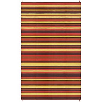 FairOnly Reversible UV-Resistant Geometric Outdoor Rug for Gardern & Travel Beach Picnic