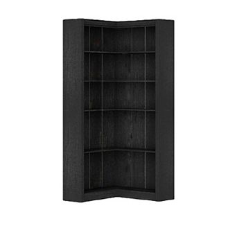 Corner Bookshelf with 6 tier Display Shelf, Large Corner Bookcase with L-Shaped