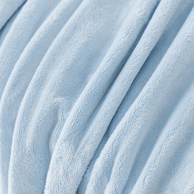 Awesome Home Plush Solid Throw Blanket