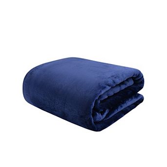 Awesome Home Plush Solid Throw Blanket