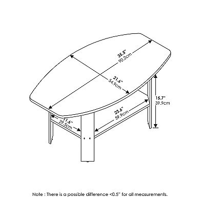 Simple Espresso Coffee Table: Stylish, Functional, Easy Assembly, Fits Any Room