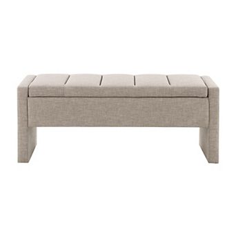 GOODSILO Modern Upholstered Storage Bench for Living Room and Bedroom