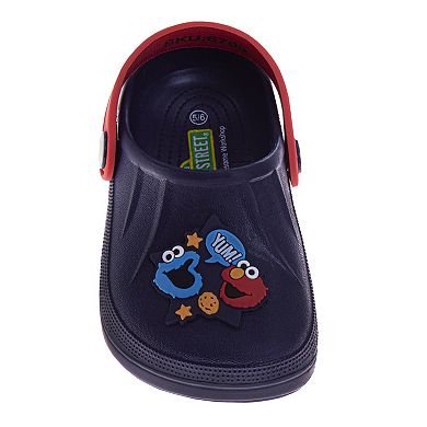 Sesame Street Elmo & Cookie Monster Kids' Slip-On Clogs Fun and Easy Shoes