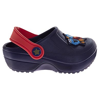 Sesame Street Elmo & Cookie Monster Kids' Slip-On Clogs Fun and Easy Shoes