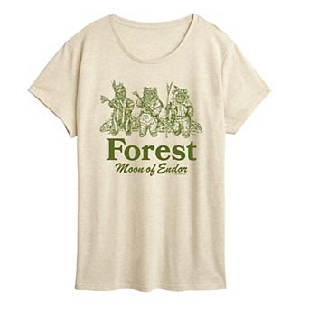 Women's Star Wars Forest Moon of Endor Graphic Tee