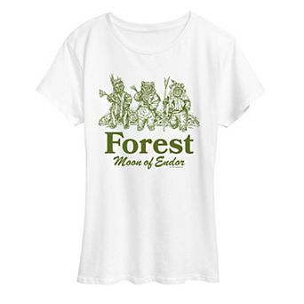 Women's Star Wars Forest Moon of Endor Graphic Tee