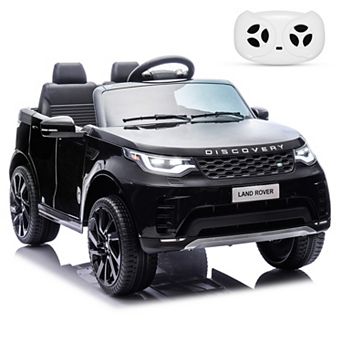 12v Licensed Land Rover Electric Ride on Toy with Parental Remote,Music,Spring Suspension,LED Lights