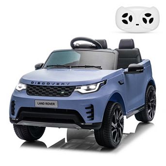 12v Licensed Land Rover Electric Ride on Toy with Parental Remote,Music,Spring Suspension,LED Lights