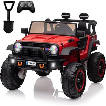 24V Kids Electric Ride on Car, 2-Seater 4WD Truck with Remote, 4x45w Motors (180w), 7Ah Battery