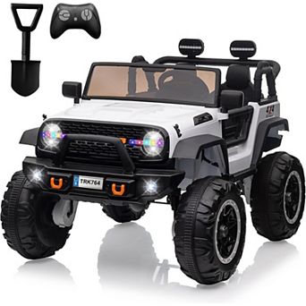 24V Kids Electric Ride on Car, 2-Seater 4WD Truck with Remote, 4x45w Motors (180w), 7Ah Battery