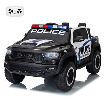 Ride On Car,Licensed RAM 12V Ride On Truck with Remote Control,Dual Motor All-Terrain Electric Car