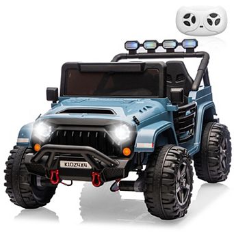 24V Ride on Toys for Big Kids,2 Seater Ride on Car w/Remote Control, 4x4 Ride-on Truck with 4 Motors