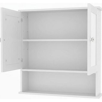 Medicine Cabinet - Bathroom Cabinet Wall Mount with Adjustible Shelf, Bathroom Cabinets