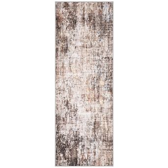 Area Rug Living Room Rugs, Washable Large Soft Indoor Neutral Modern Abstract Low Pile Rug Carpet
