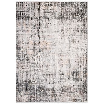 Area Rug Living Room Rugs, Washable Large Soft Indoor Neutral Modern Abstract Low Pile Rug Carpet