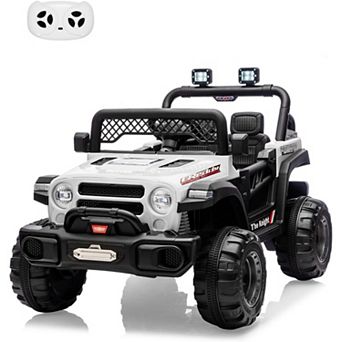 12V Ride on Truck，Kids Electric Car with Parent Remote Control,Features 3 Speeds Up to 6MPH