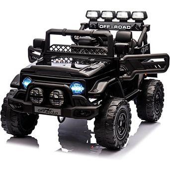 Kids Ride On Truck Car,Electric Vehicles with Remote Control, Music & Horn,3 Speeds