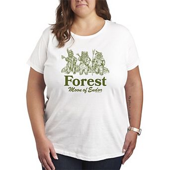 Plus Size Star Wars Forest Moon of Endor Graphic Tee