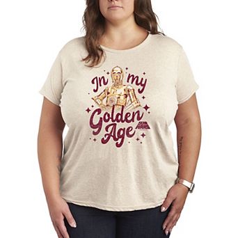 Plus Size Star Wars C-3PO In My Golden Age Graphic Tee