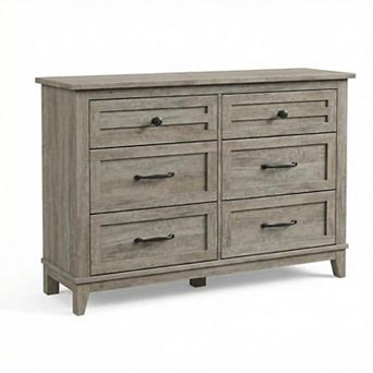 Dresser with Storage Drawer, Wooden Closet Storage Chest Freestanding, for Living Room, Bedroom