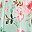 Green Pink Floral