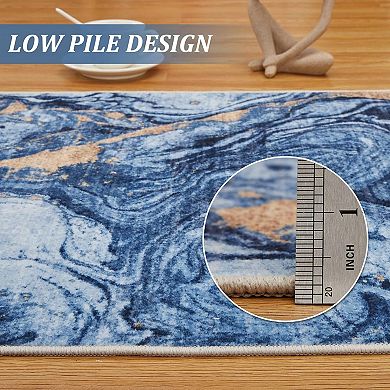 Area Rugs for Living Room,Modern Abstract Rug，Machine Washable Area Rug