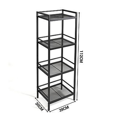 Multi-functional Storage Rack,Ladder Shelf for Storage, Space-Saving Bathroom Storage Shelves