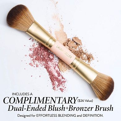 Geller's Greatest Lift-n-Glow Face Palette & Dual-Ended Blush + Bronzer Brush