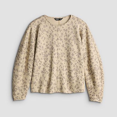 Women's Simply Vera Vera Wang Scuba Crewneck Top