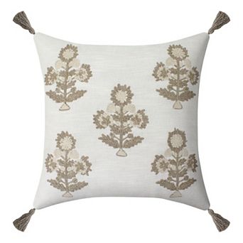 Sonoma Goods For Life® Chunky Embroidery Tassel Decorative Pillow