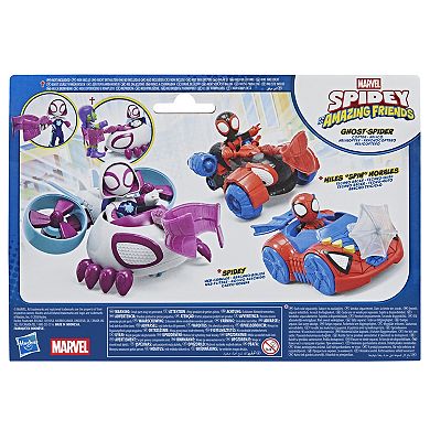 Disney's Spidey and His Amazing Friends Ghost-Spider Copter Vehicle With Figure