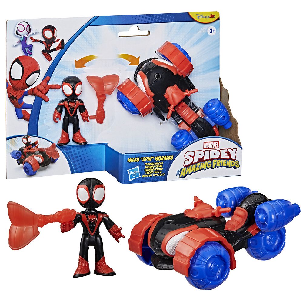Disney's Miles “Spin” Morales Techno-Racer Vehicle With Figure