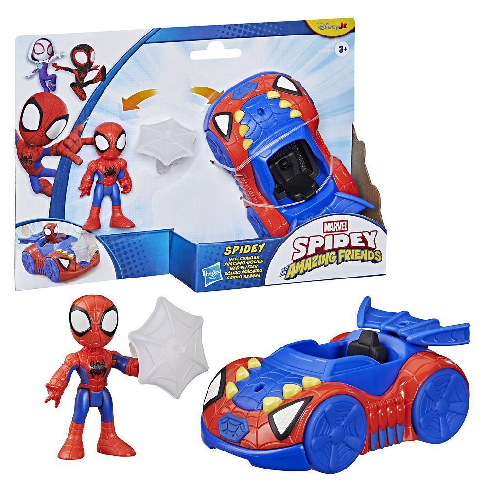 Disney's Spidey and His Amazing Friends Spidey Web Crawler Vehicle With ...