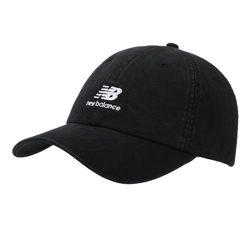 Men's New Balance® Stacked Logo 6-Panel Adjustable Hat, Black