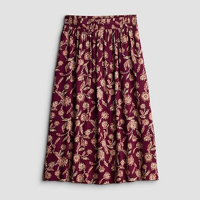 Women's Croft & Barrow® Elasticated Pull-On Skirt